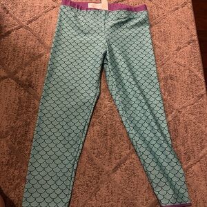 Mermaid Ariel-Inspired Running Leggings – Perfect for Disney Runs!